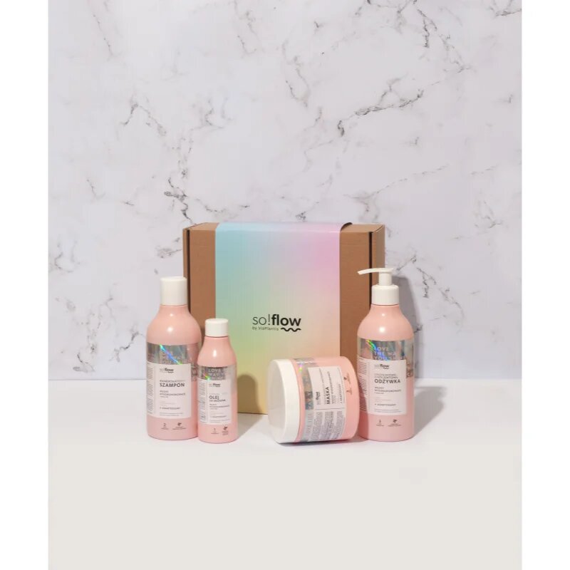 so!flow High Porosity Hair Set dárková sada pro lámavé a namáhané vlasy