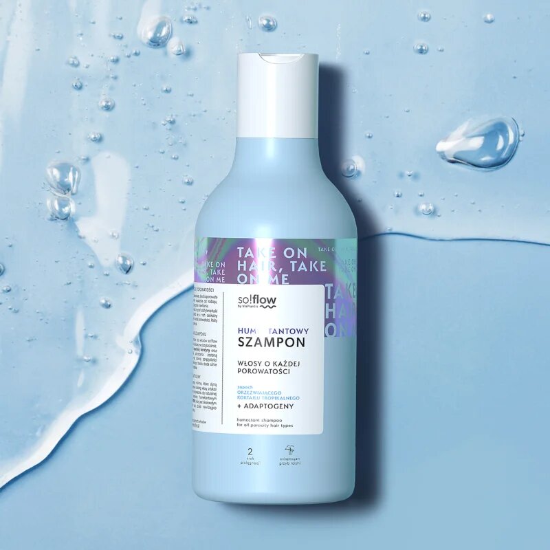so!flow Humectant Shampoo for All Hair Types hydratační šampon pro všechny typy vlasů 400 ml