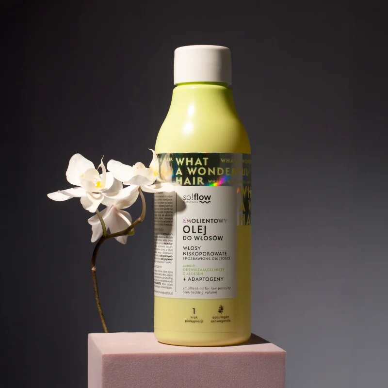 so!flow Low Porosity Hair Emollient Oil regenerační olej na vlasy 150 ml