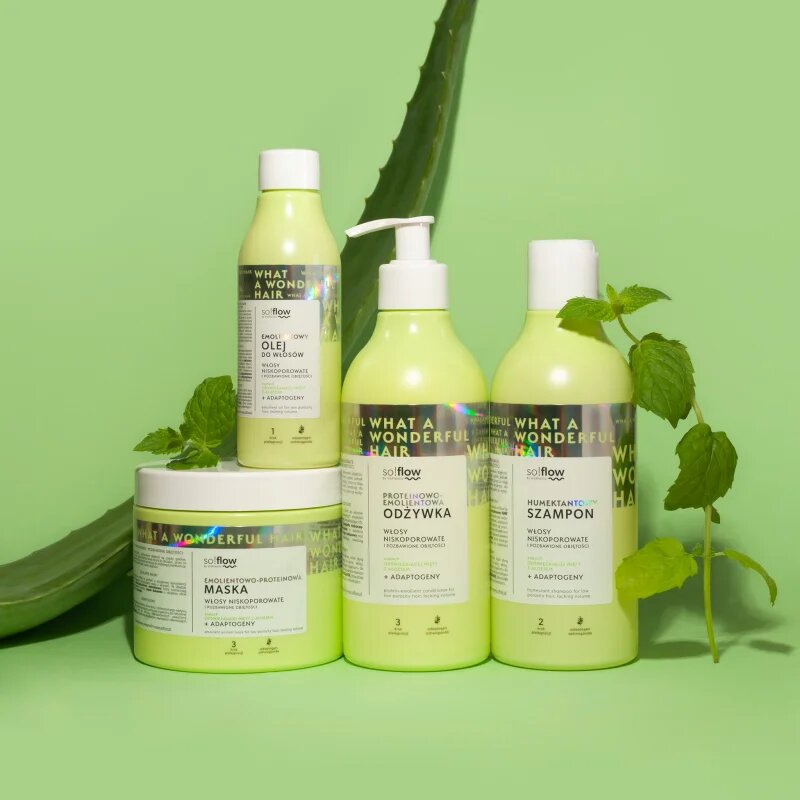 so!flow Low Porosity Hair Protein-Emollient Mask maska pro vlasy bez objemu 400 ml