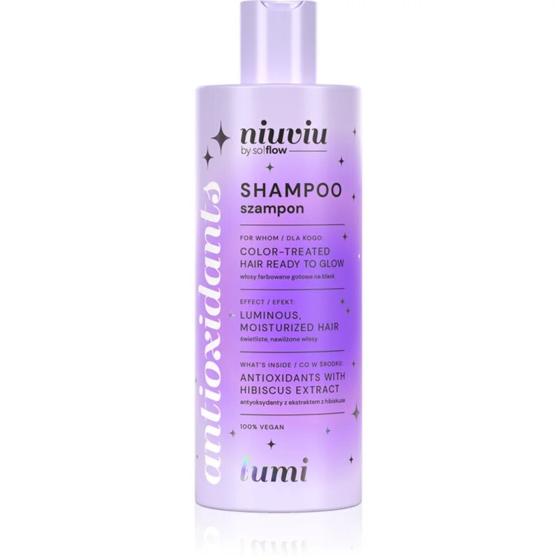 so!flow LUMI Hair Shampoo With Antioxidants rozjasňující a posilující šampon pro barvené vlasy 300 ml