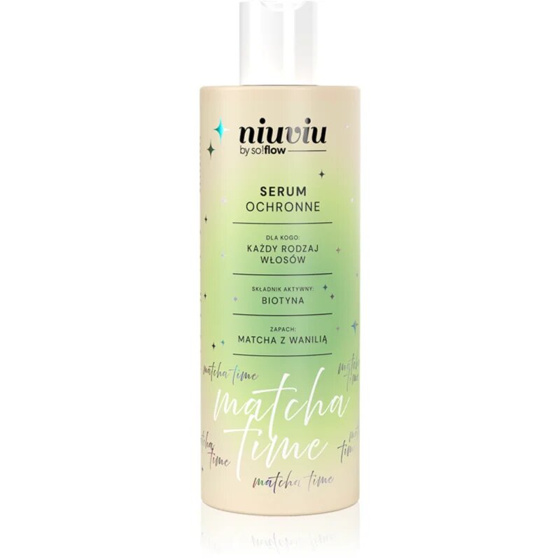 so!flow Matcha Time Protective Hair Serum posilující sérum pro slabé namáhané vlasy 150 ml