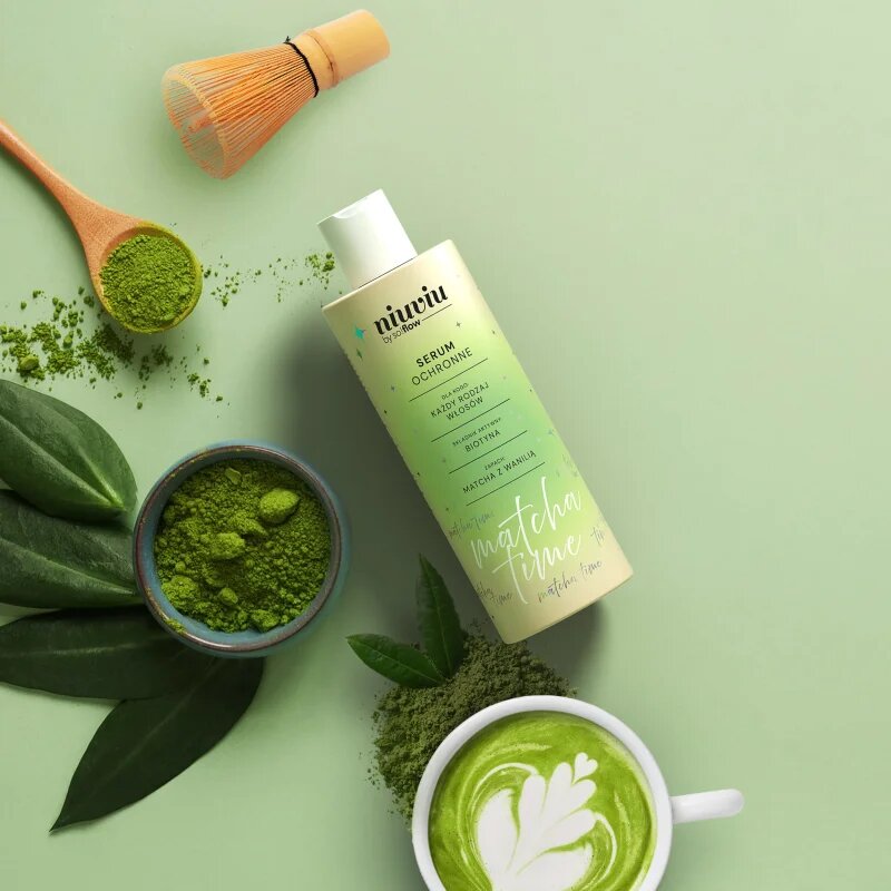 so!flow Matcha Time Protective Hair Serum posilující sérum pro slabé namáhané vlasy 150 ml