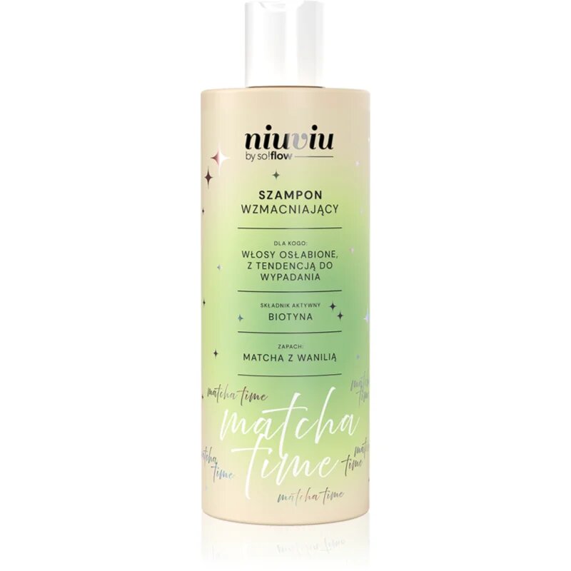 so!flow Matcha Time Strengthening Shampoo posilující šampon pro slabé vlasy 300 ml