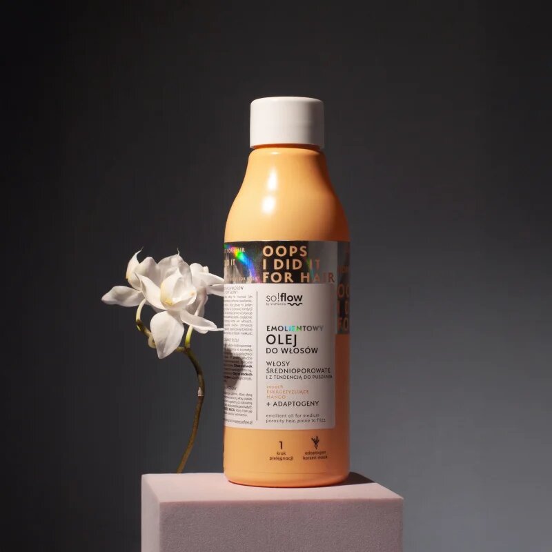 so!flow Medium Porosity Hair Emollient Oil hydratační olej proti krepatění 150 ml