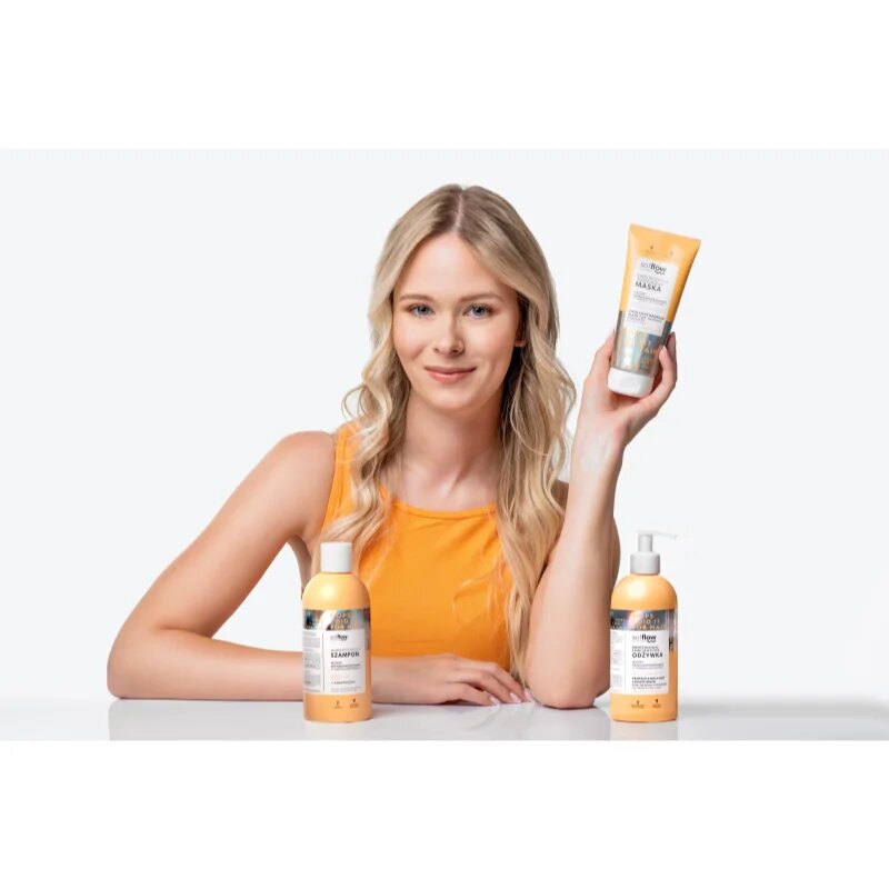 so!flow Medium Porosity Hair Protein-Emollient Mask maska na vlasy proti krepatění 200 ml