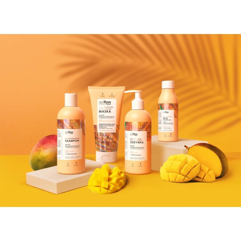 so!flow Medium Porosity Hair Protein-Emollient Mask maska na vlasy proti krepatění 200 ml