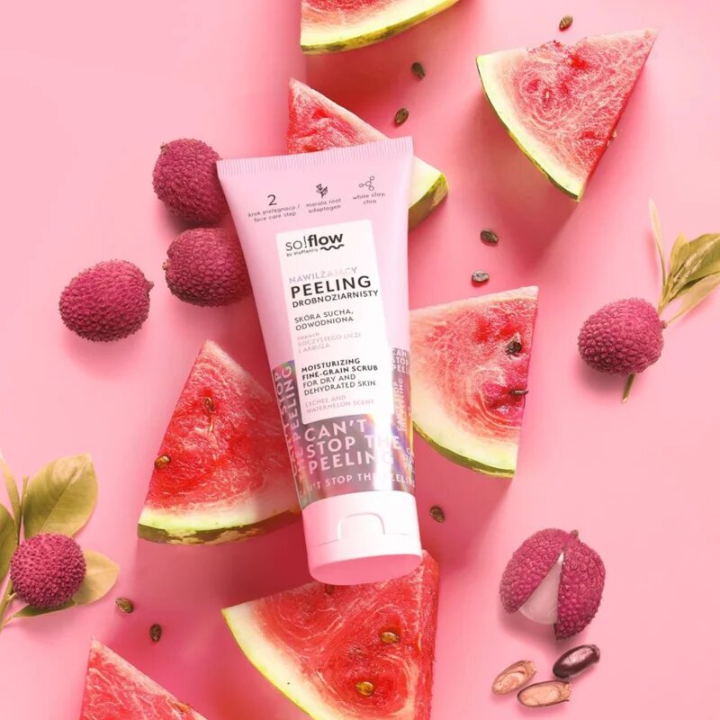 so!flow Moisturizing Face Peeling čisticí tělový peeling 75 ml