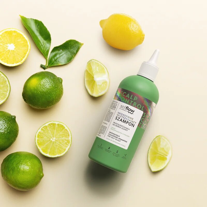 so!flow Oily Scalp Intensively Cleansing Shampoo čisticí šampon pro mastnou pokožku hlavy 200 ml