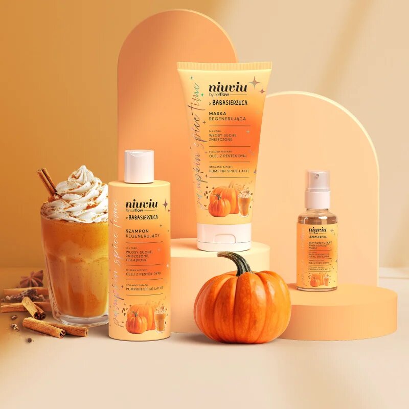 so!flow Pumpkin Time Regenerating Shampoo regenerační šampon pro suché a oslabené vlasy 300 ml