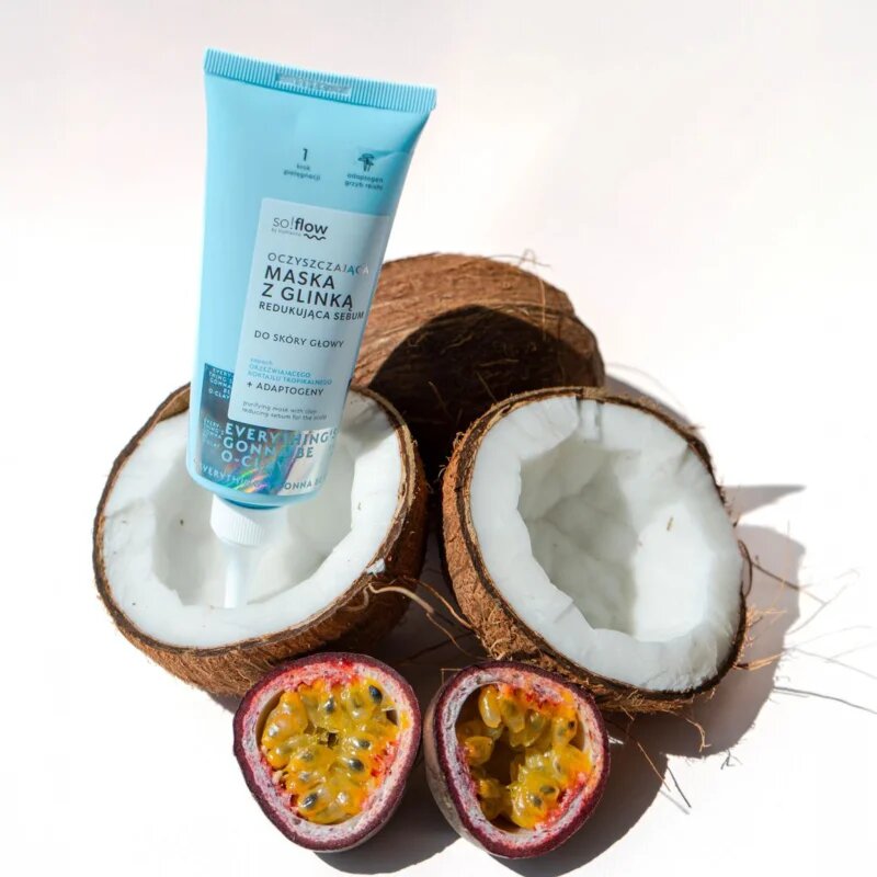 so!flow Purifying Mask Reducing Sebum hloubkově čisticí maska pro mastnou pokožku hlavy 100 ml