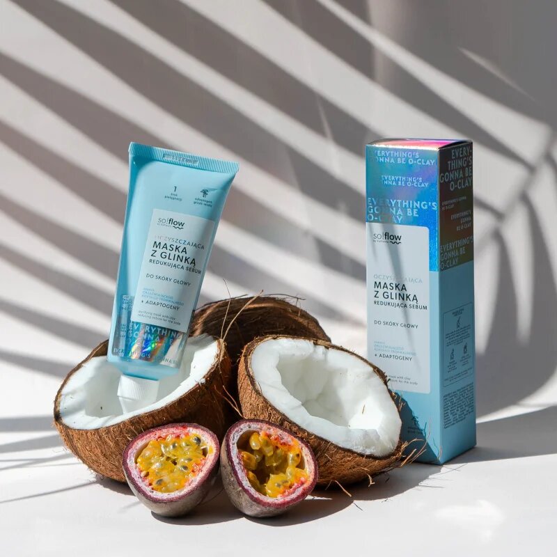 so!flow Purifying Mask Reducing Sebum hloubkově čisticí maska pro mastnou pokožku hlavy 100 ml