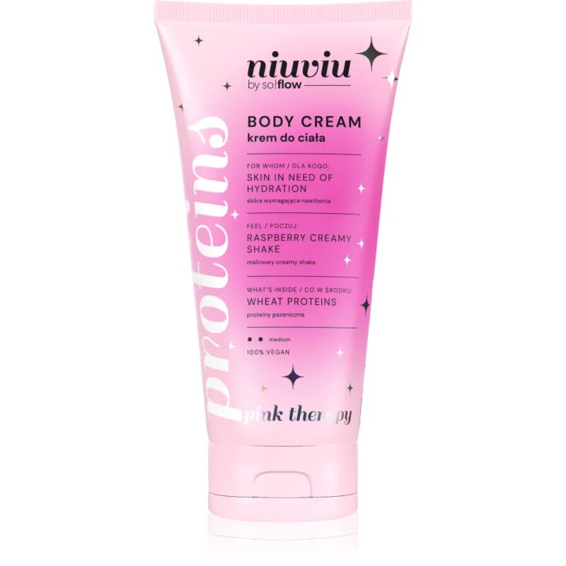 so!flow Raspberry Creamy Shake Body Cream tělový krém 200 ml