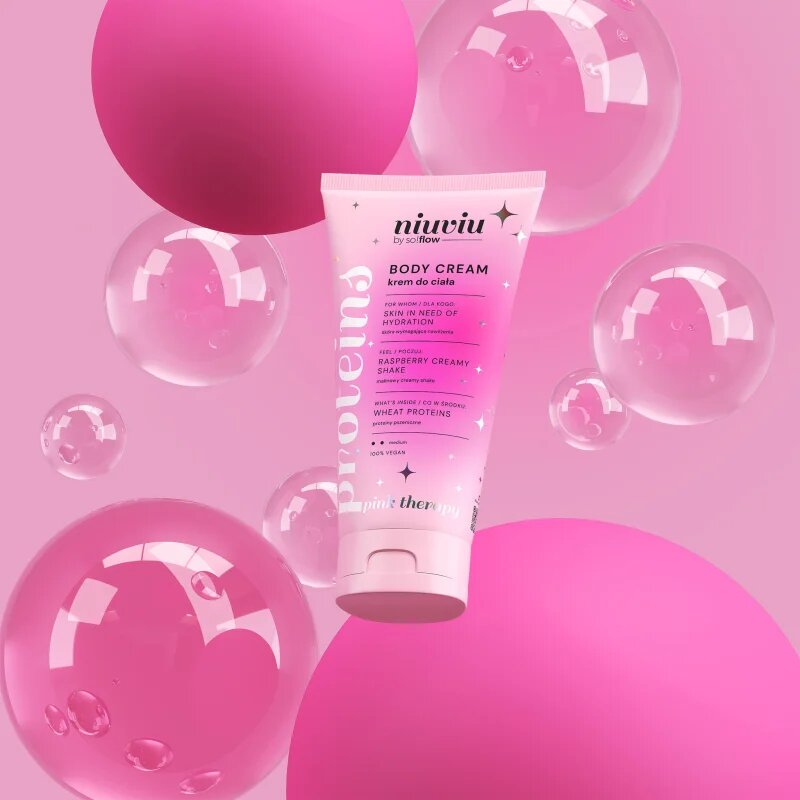 so!flow Raspberry Creamy Shake Body Cream tělový krém 200 ml
