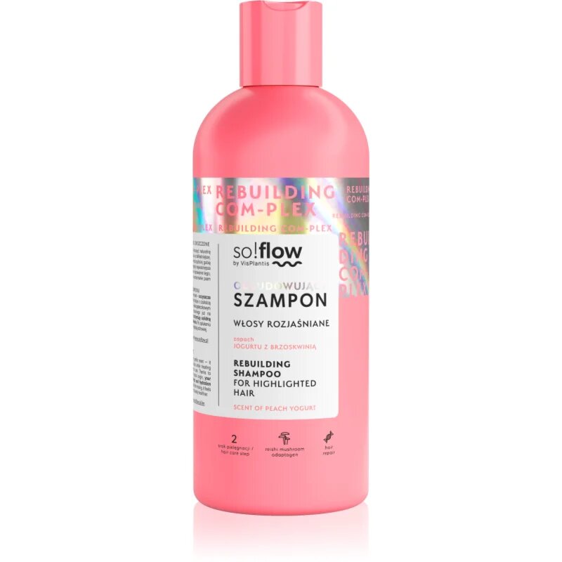 so!flow Rebuilding Com-Plex Shampoo For Highlighted Hair regenerační šampon pro odbarvené vlasy 300 ml
