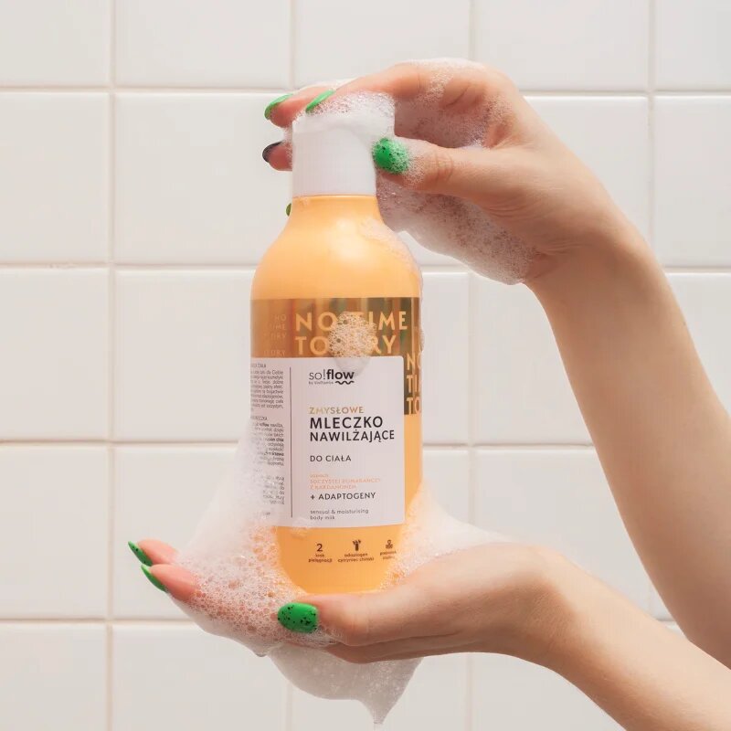 so!flow Sensual Moisturizing Shower Milk tělové mléko Orange With Cardamom 400 ml