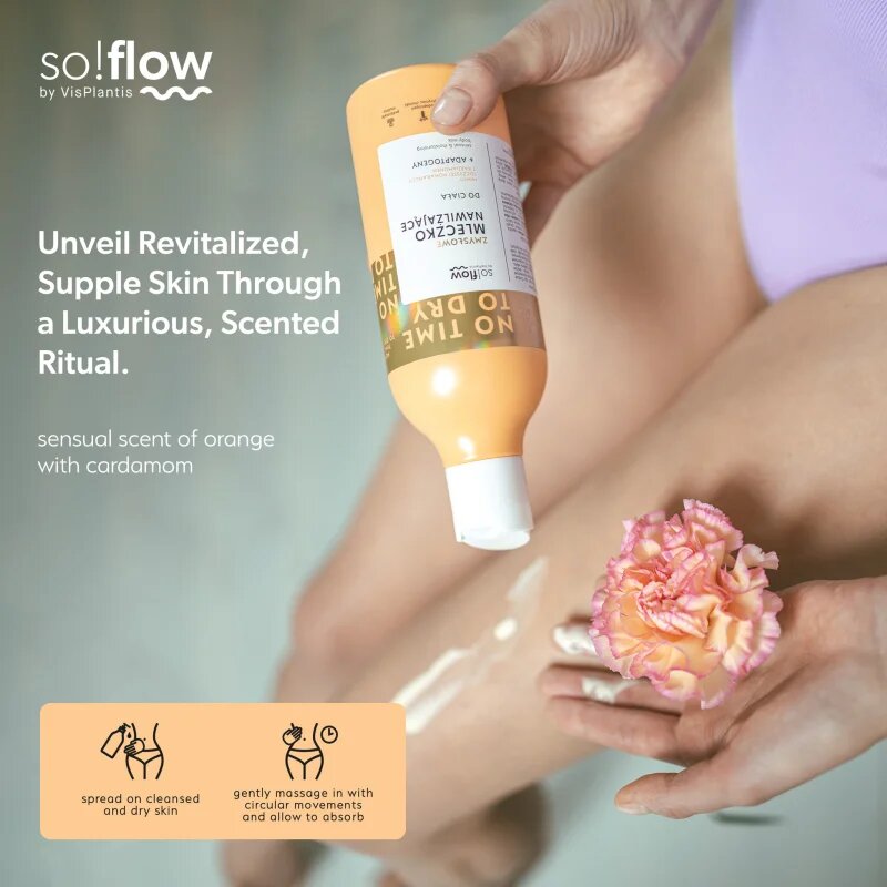 so!flow Sensual Moisturizing Shower Milk tělové mléko Orange With Cardamom 400 ml