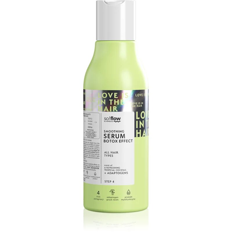 so!flow Smoothing Serum Botox Effect uhlazující sérum pro všechny typy vlasů 150 ml