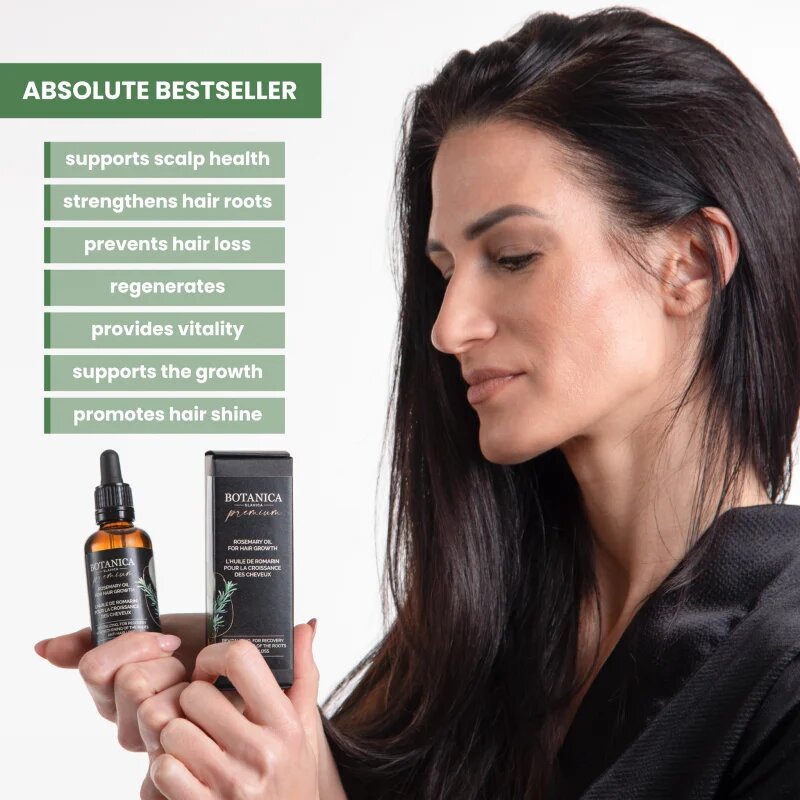 Soaphoria Botanica Slavica Rosemary Oil výživný olej na vlasy a vlasovou pokožku 50 ml