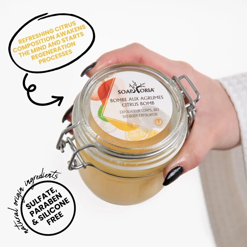 Soaphoria Citrus Bomb Body Exfoliator tělový peeling 250 ml
