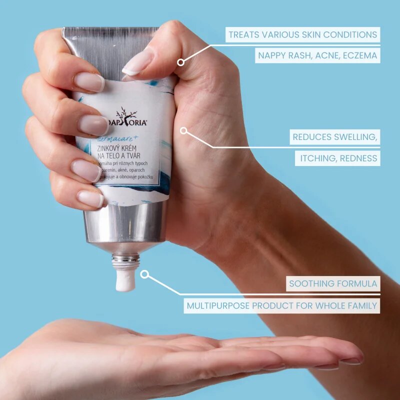 Soaphoria Dermacare+ Zinc regenerační krém na tělo a obličej 75 ml