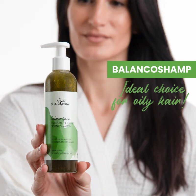 Soaphoria Hair Care Organic Shampoo tekutý organický šampon na mastné vlasy 250 ml