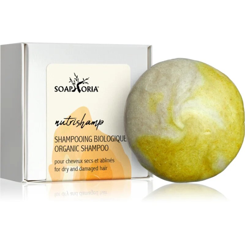 Soaphoria Hair Care Solid Shampoo organický tuhý šampon pro suché a poškozené vlasy 60 g