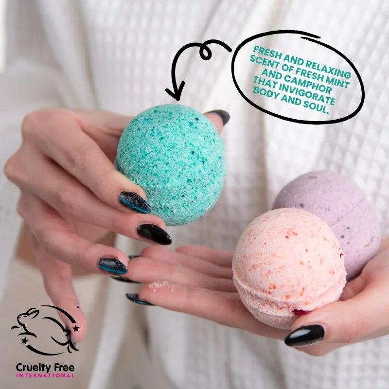 Soaphoria Inhale Exhale Freshness šumivá koule do koupele Svěžest 85 g