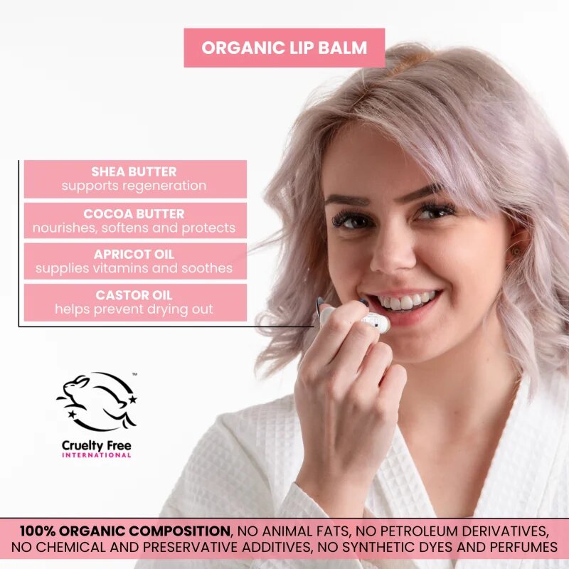 Soaphoria Lip Care Berry Forest ovocný organický balzám na rty 5 g