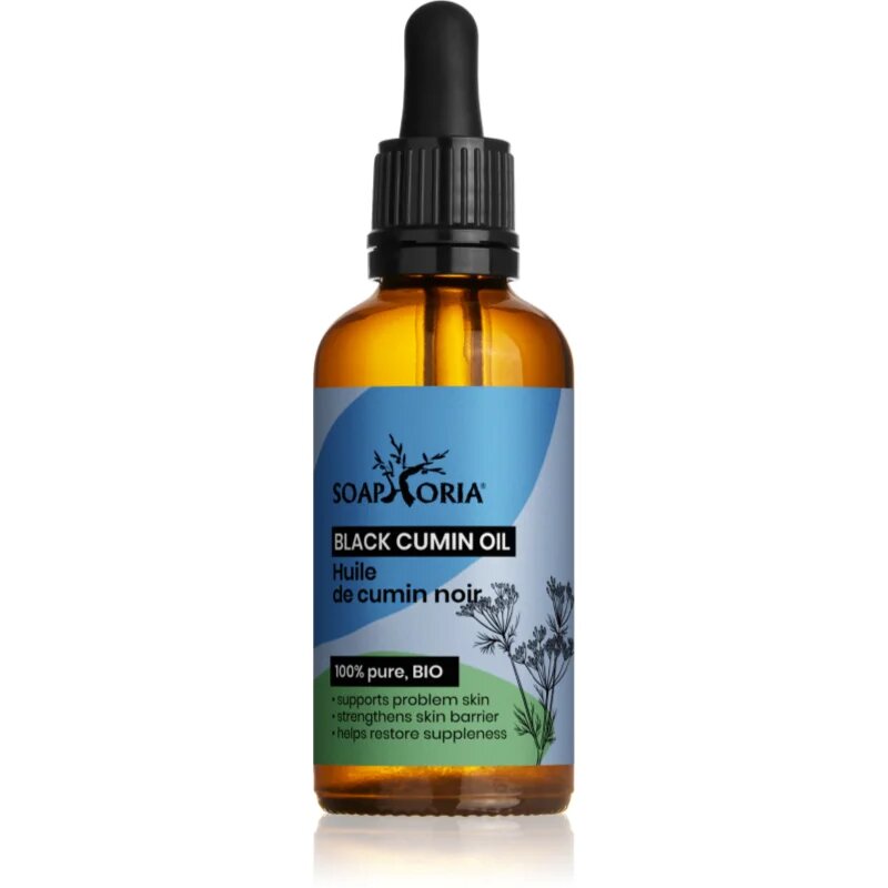 Soaphoria Organic Black Cumin Oil olej z černého kmínu pro problematickou pleť akné 50 ml