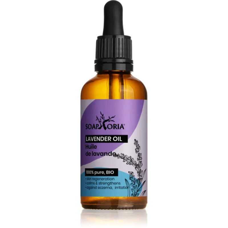Soaphoria Organic Lavender Oil levandulový zklidňující olej 50 ml