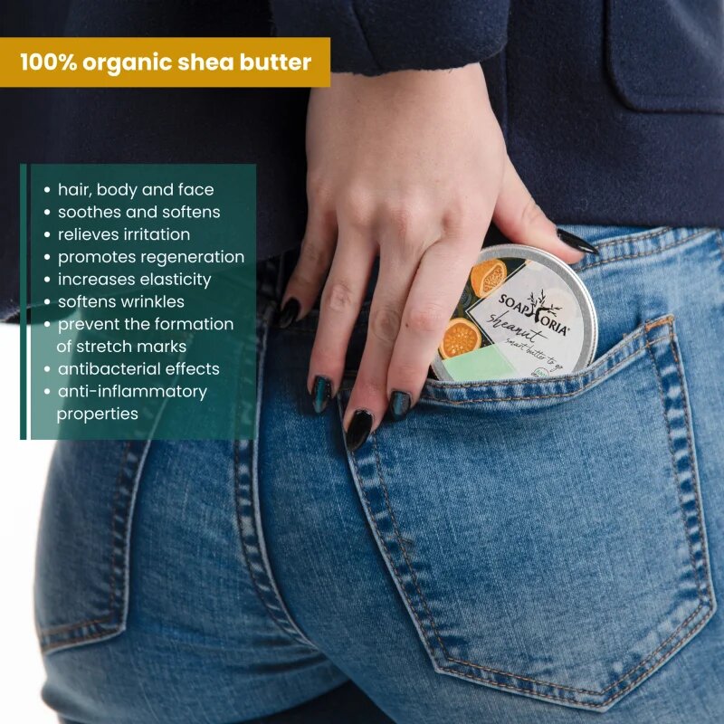 Soaphoria Organic Shea Butter To Go bambucké máslo 50 ml