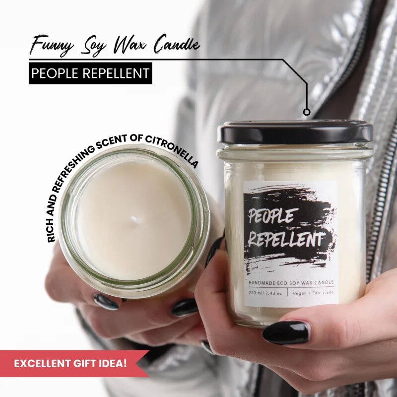 Soaphoria People Repellent vonná svíčka 220 ml