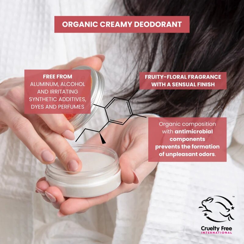 Soaphoria Smyslnost Organic Creamy Deodorant krémový deodorant 50 ml
