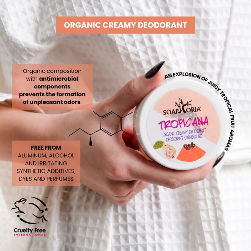 Soaphoria Tropicana Organic Creamy Deodorant organický krémový deodorant 50 ml