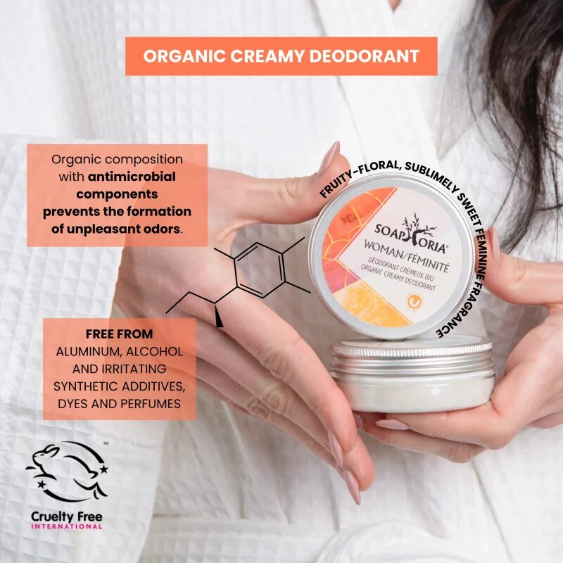 Soaphoria Žena Organic Creamy Deodorant krémový deodorant 50 ml