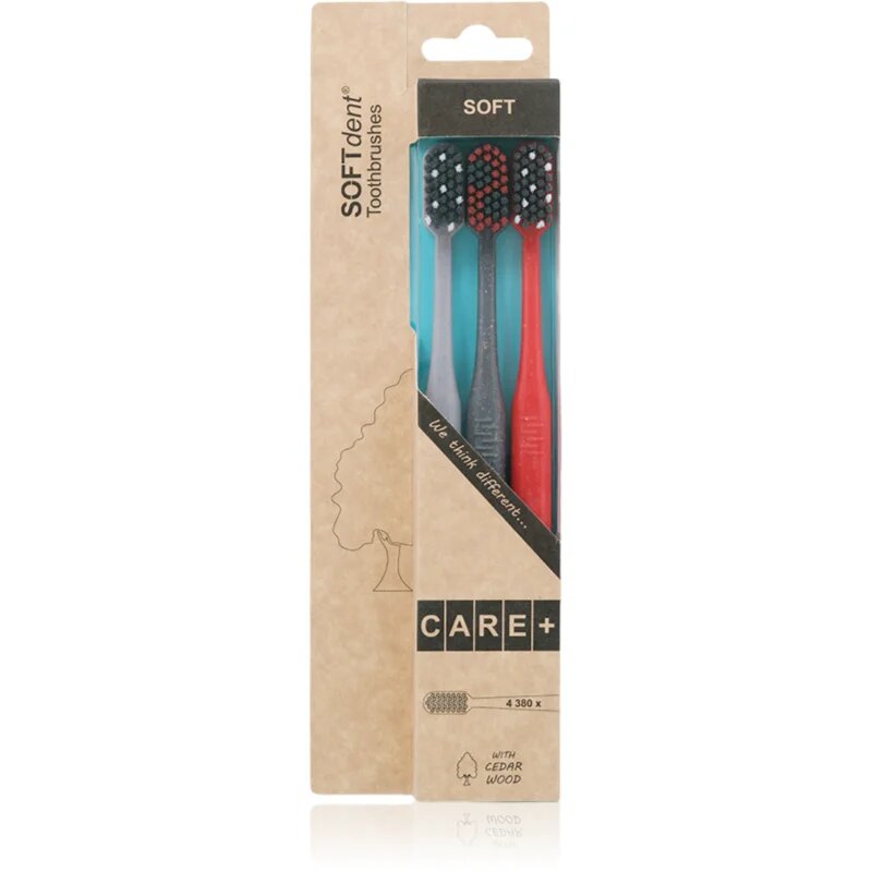 SOFTdent ECO Soft zubní kartáček 3 ks