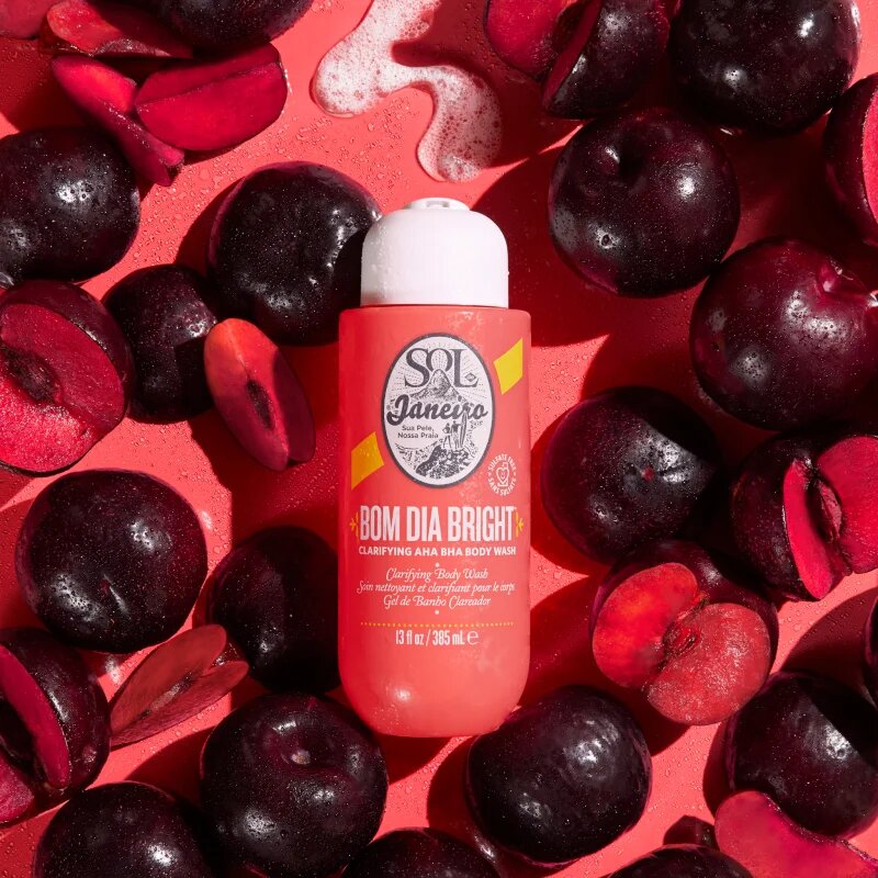 Sol de Janeiro Bom Dia™ Bright Body Wash exfoliační sprchový gel s vyhlazujícím efektem 385 ml