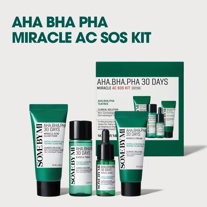 Some By Mi AHA∙BHA∙PHA 30 Days Miracle AC SOS Kit dárková sada proti akné