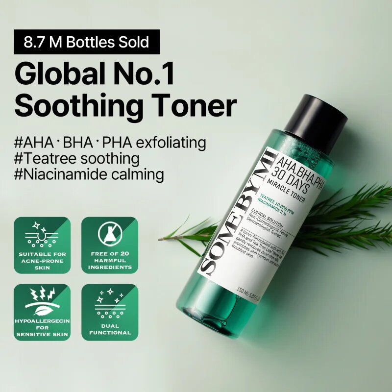 Some By Mi AHA∙BHA∙PHA 30 Days Miracle Toner zjemňující a hydratační tonikum 150 ml