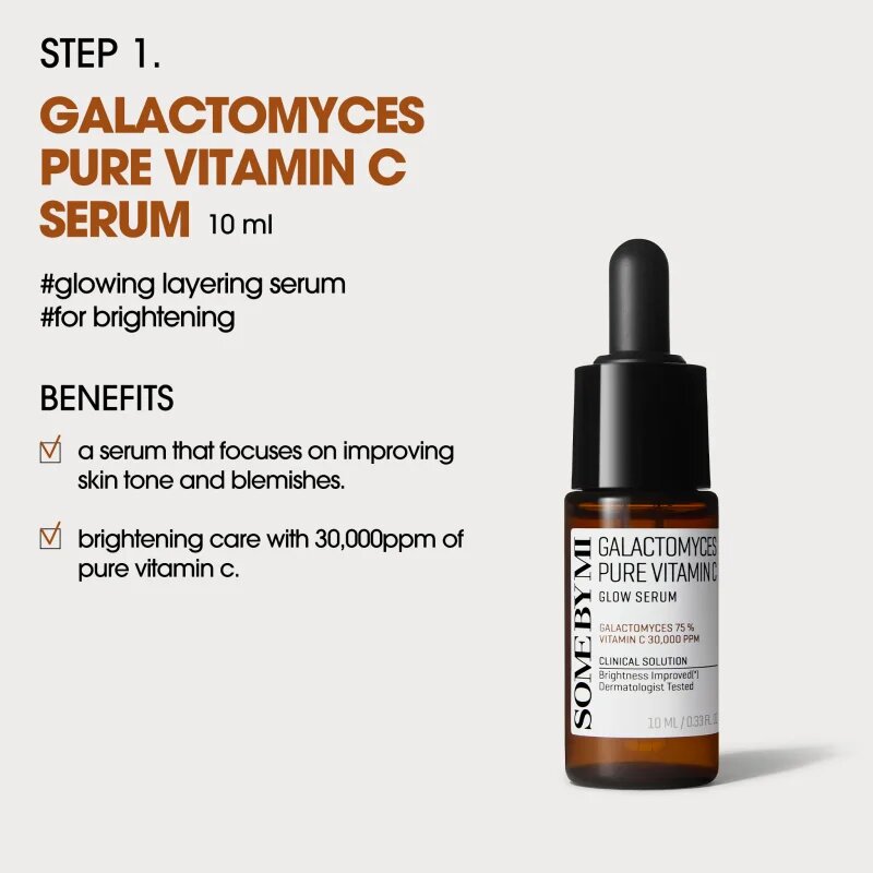 Some By Mi Galactomyces Brightening Trial Kit cestovní sada pro rozjasnění a hydrataci