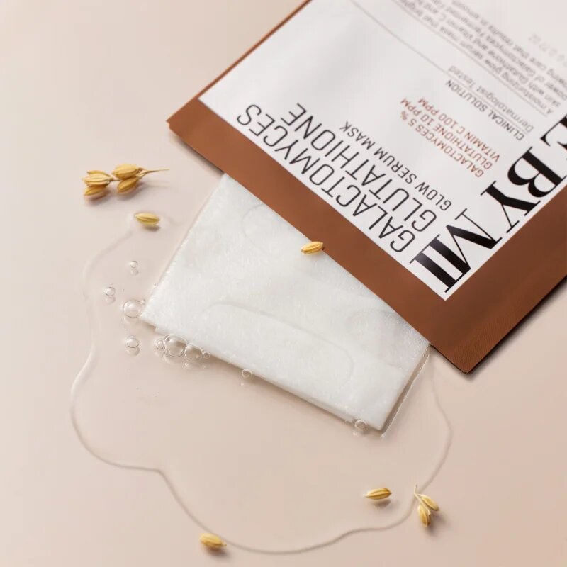 Some By Mi Galactomyces Glutathione Glow Serum Mask rozjasňující plátýnková maska pro citlivou a suchou pleť 22 g