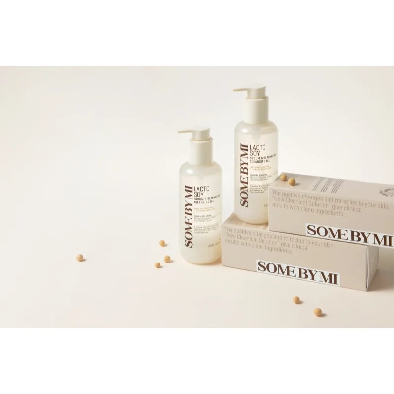 Some By Mi Lacto Soy Sebum & Blackhead Cleansing Oil jemný čisticí olej pro citlivou pleť 200 ml