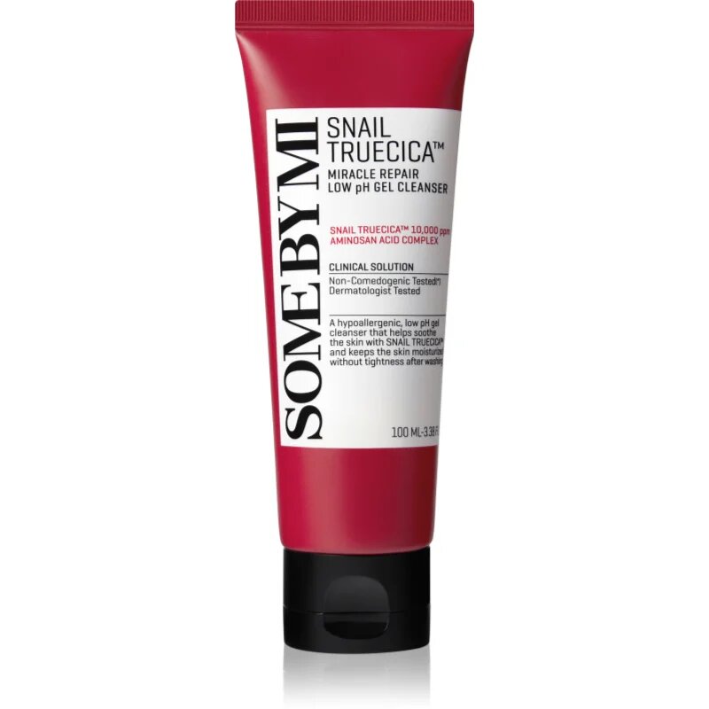 Some By Mi Snail Truecica Miracle Repair Low pH Cel Cleanser zklidňující čisticí gel pro mastnou a problematickou pleť 100 ml