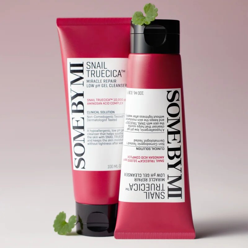 Some By Mi Snail Truecica Miracle Repair Low pH Cel Cleanser zklidňující čisticí gel pro mastnou a problematickou pleť 100 ml