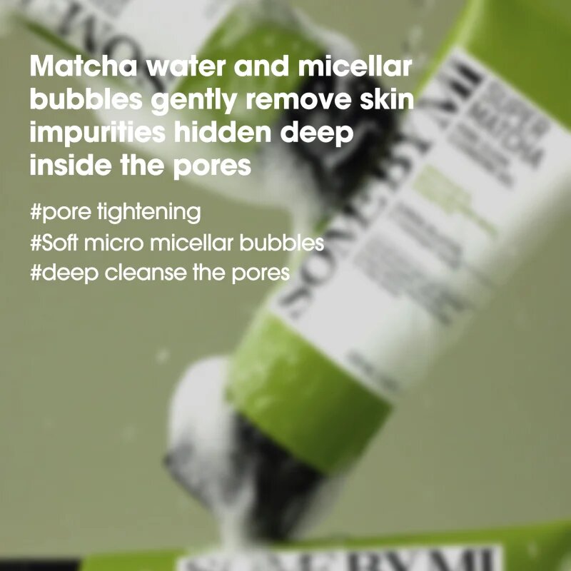 Some By Mi Super Matcha Pore Clean Cleansing Gel jemný čisticí gel na rozšířené póry 100 ml