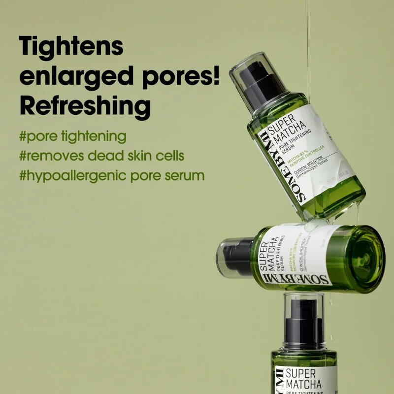 Some By Mi Super Matcha Pore Tightening Serum zklidňující sérum proti lesknutí pleti a rozšířeným pórům 50 ml