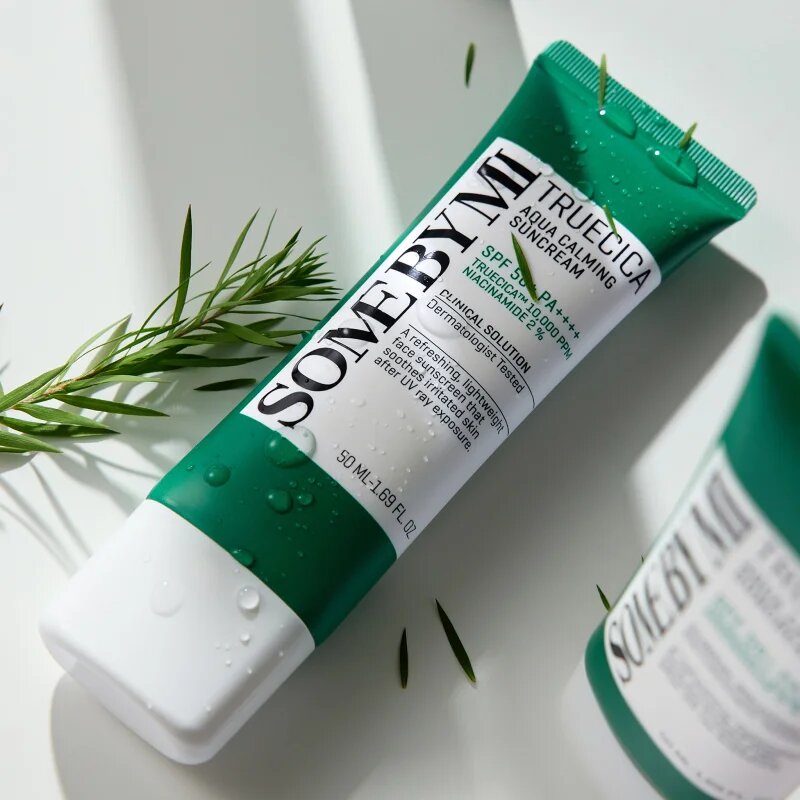 Some By Mi Truecica Aqua Calming Suncream zklidňující ochranná emulze SPF 50+ 50 ml