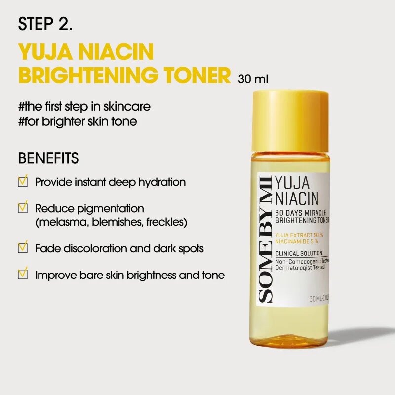Some By Mi Yuja Niacin Anti Blemish Starter Kit cestovní sada pro sjednocení barevného tónu pleti