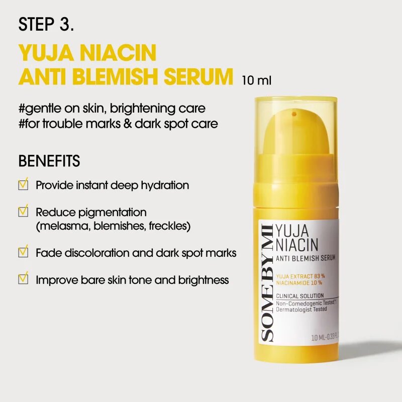 Some By Mi Yuja Niacin Anti Blemish Starter Kit cestovní sada pro sjednocení barevného tónu pleti